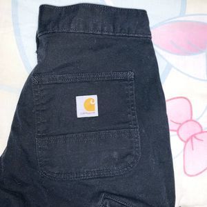 - Carhartt washed cotton relaxed fit work pants size